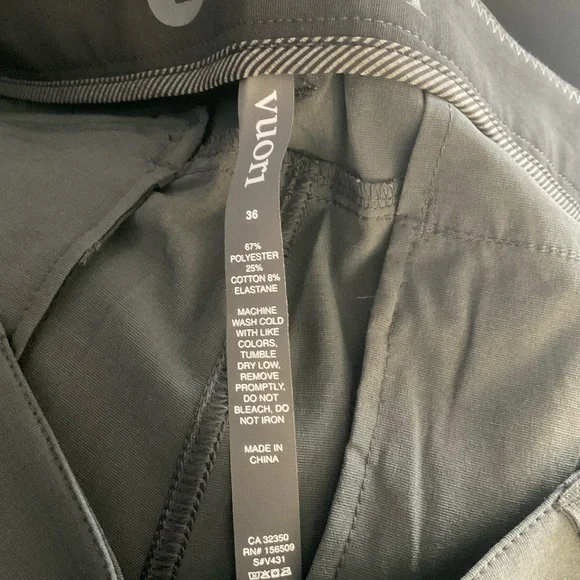 Vuori Men's Aim Pants Sz 36 new with tags - Picture 3 of 16